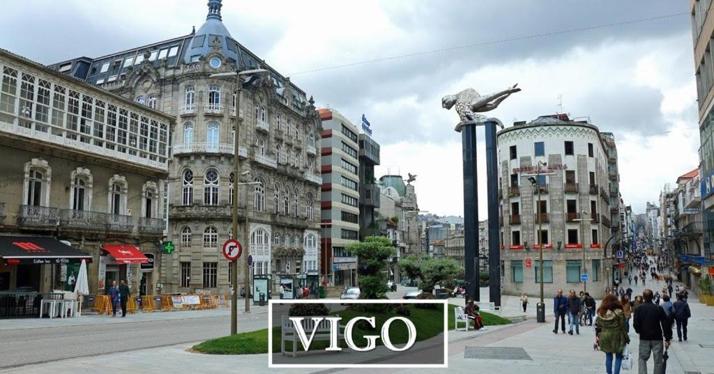 Apartamento Vacacional En Playa Del Vao - Corujo Vigo Dış mekan fotoğraf